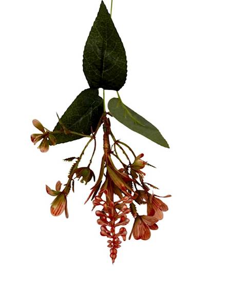 Dodatek kwiatuszki 38 cm pomarańczowy