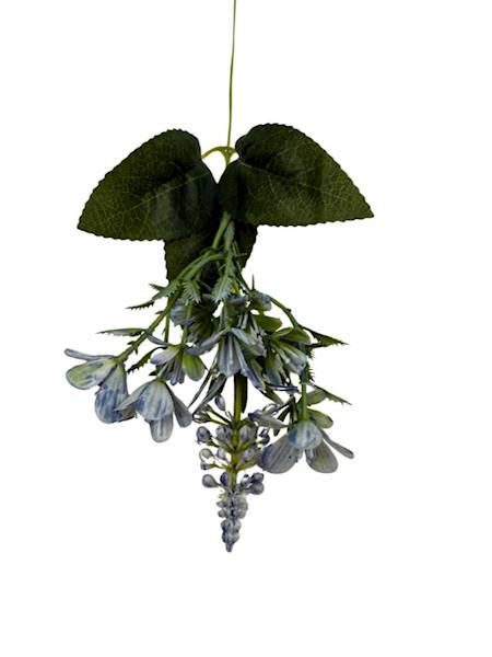 Dodatek kwiatuszki 38 cm niebieski