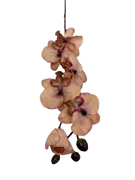 Storczyk gałązka 77 cm brudny róż