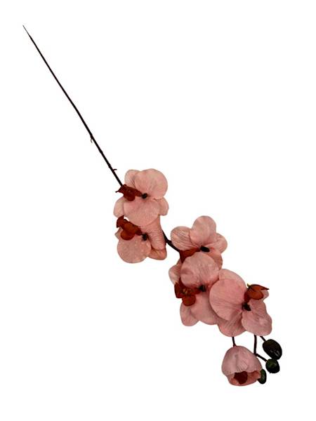 Storczyk gałązka 77 cm pudrowy róż