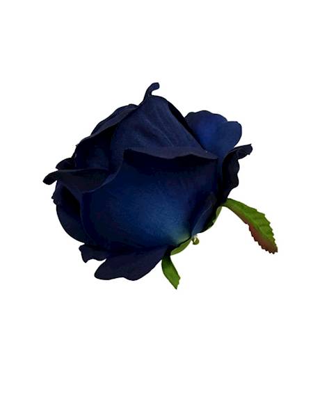 Róża główka 9 cm granatowa