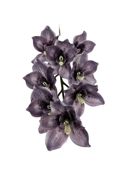 Orchidea gałązka 85 cm brudny fiolet
