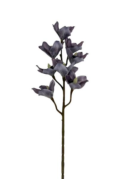 Orchidea gałązka 85 cm brudny fiolet