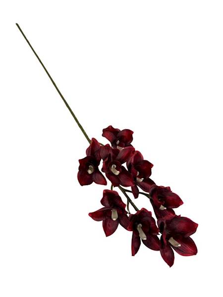Orchidea gałązka 85 cm czerwona