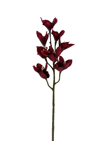 Orchidea gałązka 85 cm czerwona