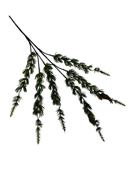 Modrzew gałązka z szyszkami 64 cm zielona