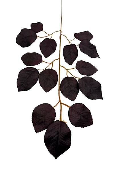 Liść róży 55 cm ciemny fiolet