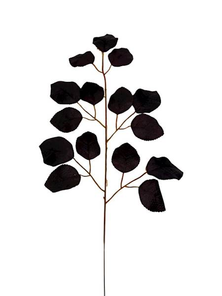 Liść róży 55 cm ciemny fiolet