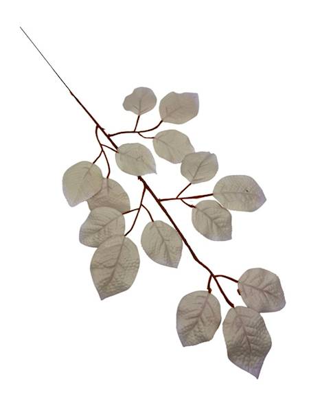 Liść róży 55 cm beż