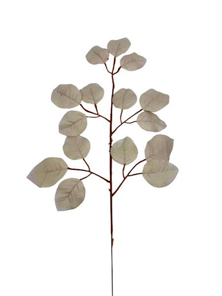 Liść róży 55 cm beż