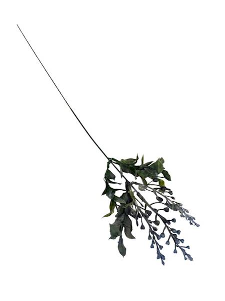 Dodatek gałązka serduszka 40 cm niebieski