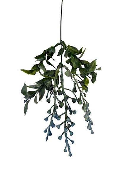 Dodatek gałązka serduszka 40 cm niebieski