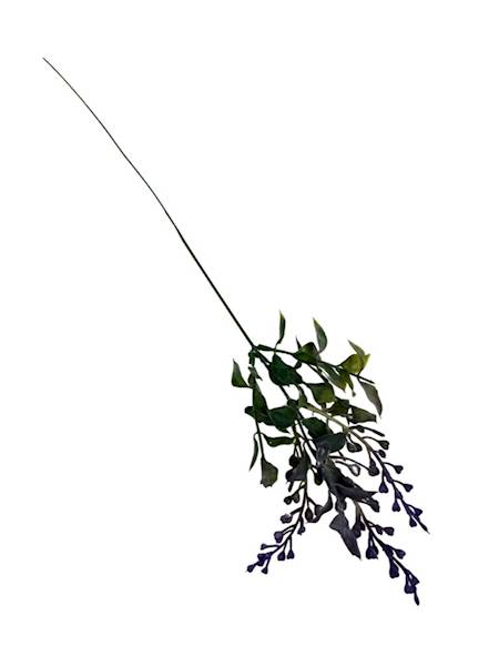 Dodatek gałązka serduszka 40 cm fiolet