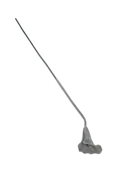 Kantadeska kalia welurowa 50 cm szara