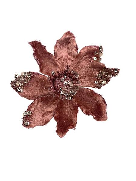 Magnolia welurowa pik 16 cm różowa