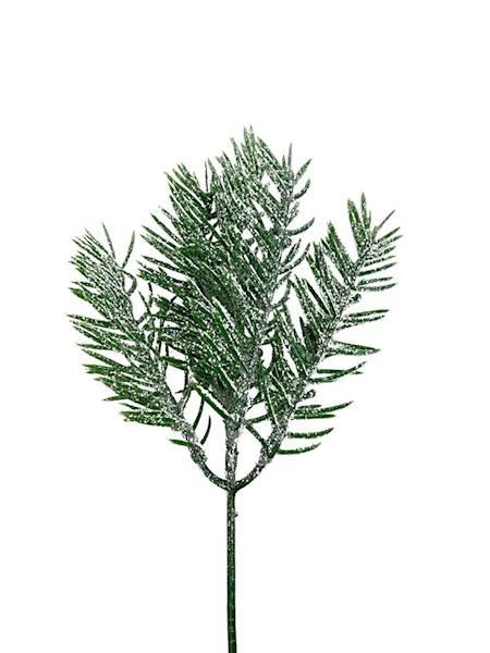 Jodła ośnieżona z brokatem 24 cm