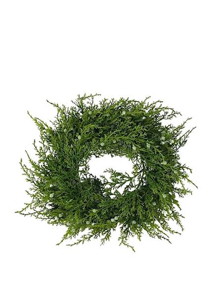 Wianek tuja 38 cm zielony