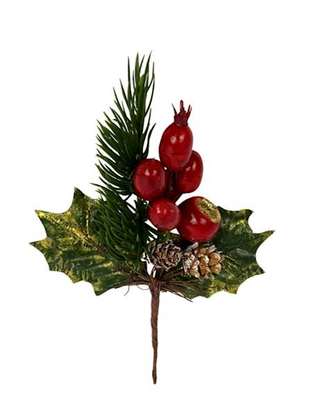 Pik świąteczny czerwony 21 cm