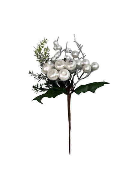 Pik świąteczny perłowy 25 cm