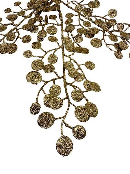 Gałązka dekoracyjna złota 78 cm