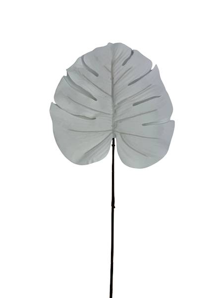 Liść monstera biała 55 cm