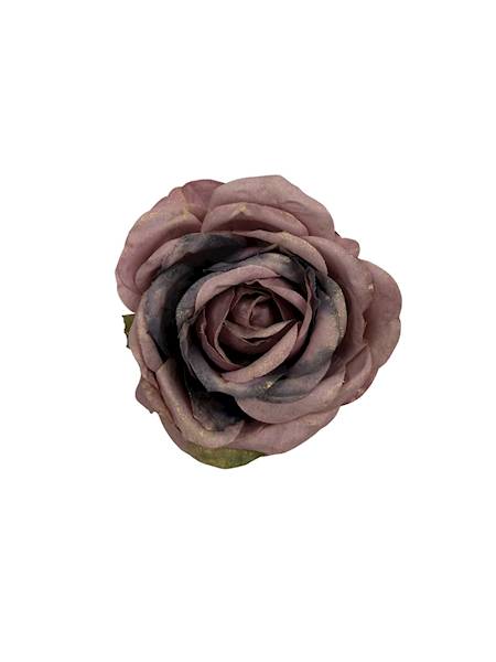 Róża pozłacana główka 9 cm fiolet