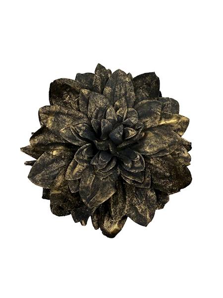 Dalia główka pozłacana 15 cm czarna