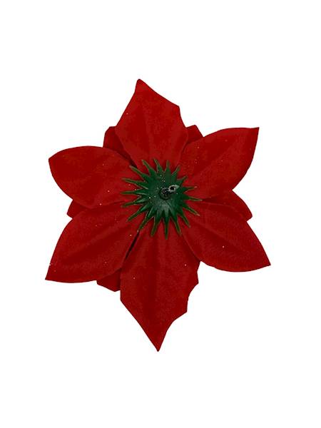 Gwiazda betlejemska główka 13 cm czerwona