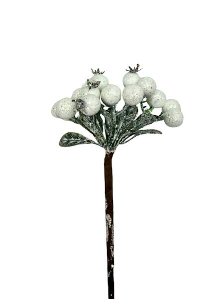 Pik kulki białe 22 cm