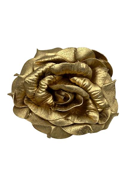 Róża piankowa gałązka 60 cm złota