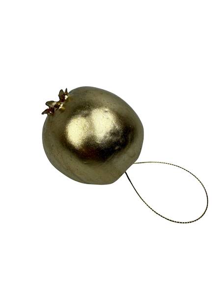 Granat złoty z zawieszką