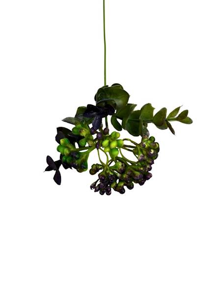 Dodatek kulki 26 cm ciemny fiolet z zielonym