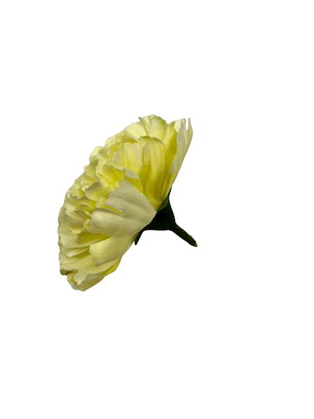 Goździk główka 8 cm jasny żółty