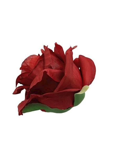 Róża główka 9 cm czerwona