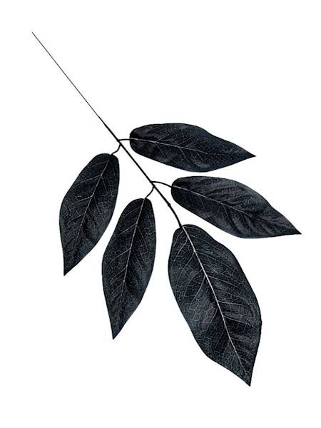 Mango liść 59 cm czarny