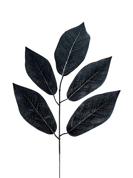 Mango liść 59 cm czarny