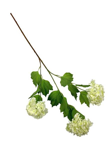 Kalina gałązka 68 cm kremowa