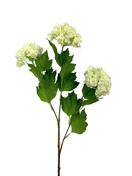 Kalina gałązka 68 cm kremowa