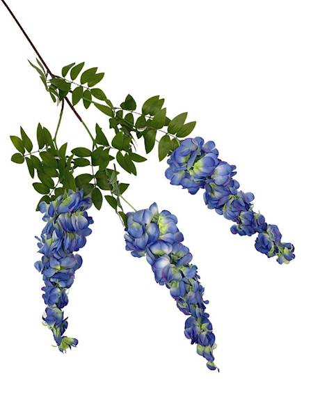 Wisteria gałązka 104 cm niebieska