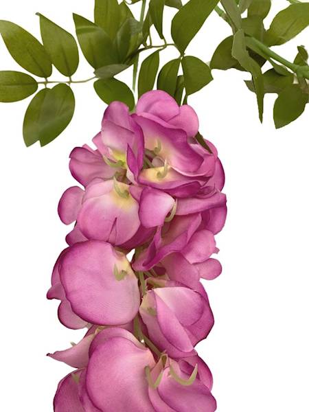 Wisteria gałązka 104 cm ciemny róż
