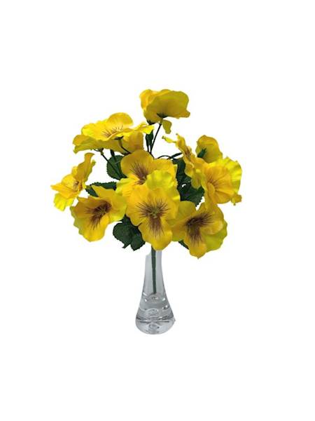 Bukiet bratki 26 cm żółty