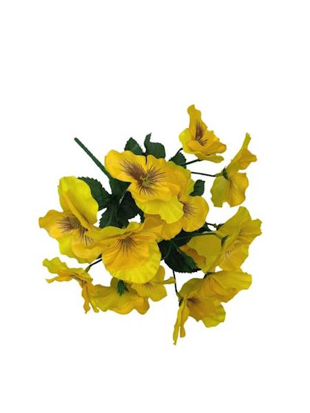 Bukiet bratki 26 cm żółty