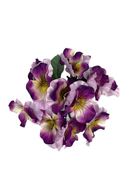 Bukiet bratki 26 cm fiolety