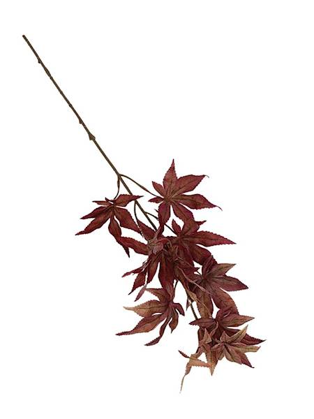 Liście klonu gałązka 65 cm bordo