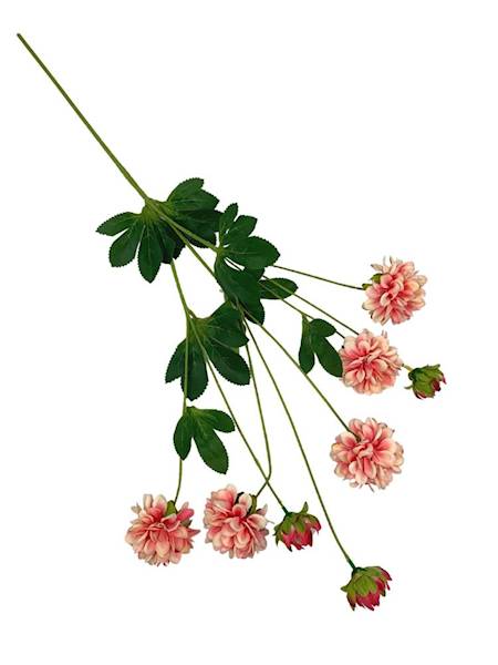 Chryzantema gałązka 84 cm różowo kremowa