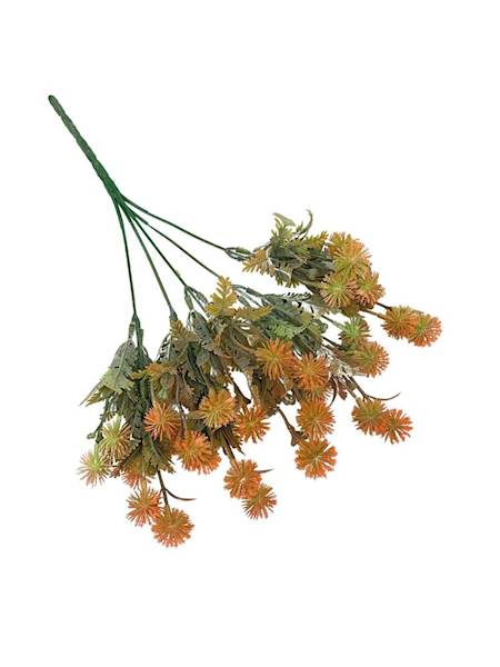 Bukiet czosnek oset 35 cm pomarańcz