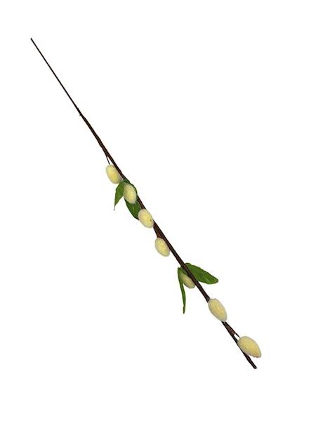 Bazie gałązka 30 cm kremowe