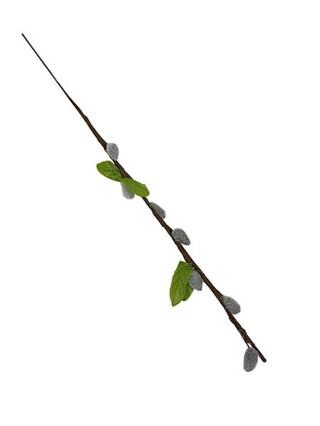 Bazie gałązka 30 cm szare