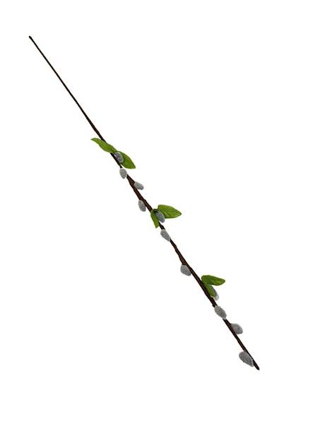 Bazie gałązka 53 cm szare