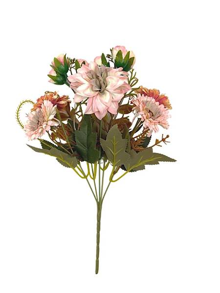 Bukiet mieszany 30 cm różowy